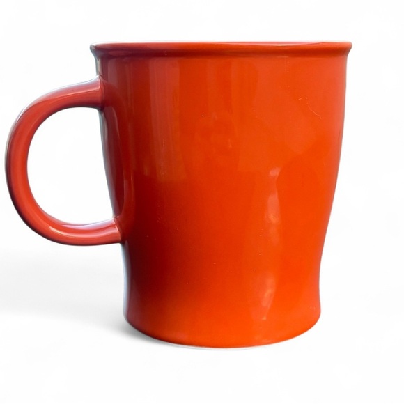 Starbucks 2009 Bone China Mug 16 oz Rusty Fall Orange Collectible Advertisement - Picture 2 of 7